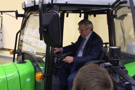 Трактор Agrolux 4.80 прошел испытание в Нижегородчине.