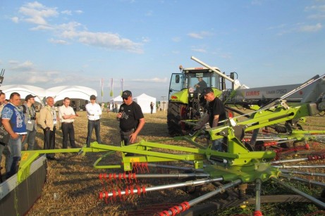 CLAAS показал класс на «Дне поля» в Московской области.