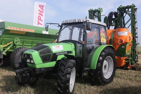 Трактор DEUTZ-FAHR Agrolux 4.80 представили на выставке сельхозтехники в Крыму.