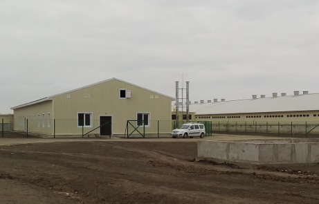 Завершены строительные работы в Машкинском свинокомплексе Курской области.
