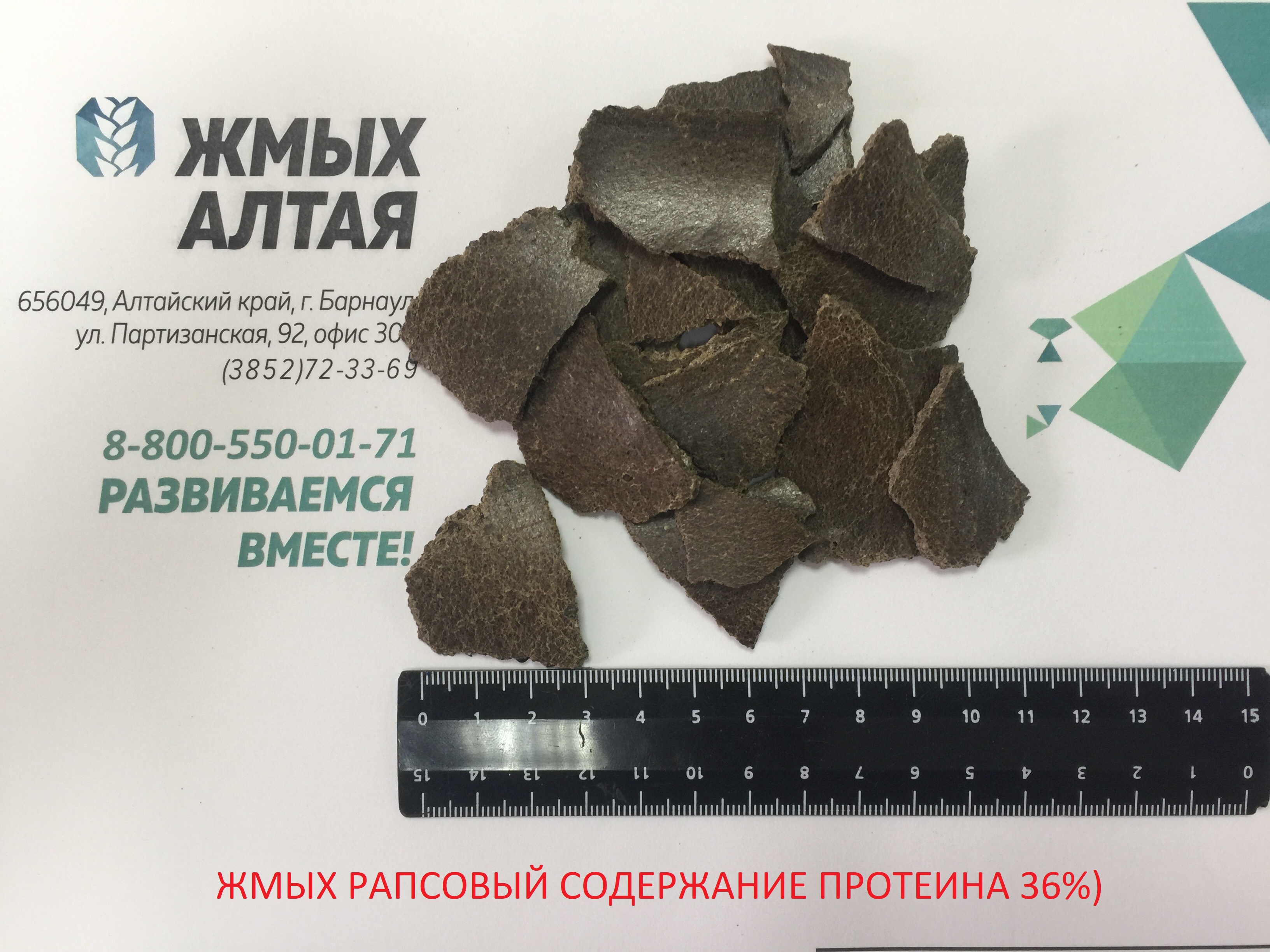 Жмых рапсовый 12500р/т