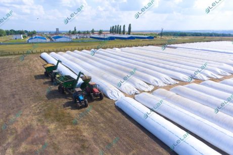 Полимерные рукава от Лелаф для хранения зерна, жома